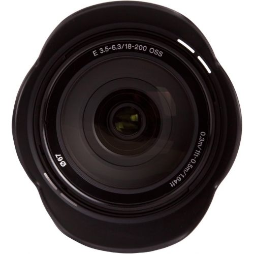 소니 Sony SEL18200 E Mount - APS-C 18-200mm F3.5-6.3 Telephoto Zoom Lens