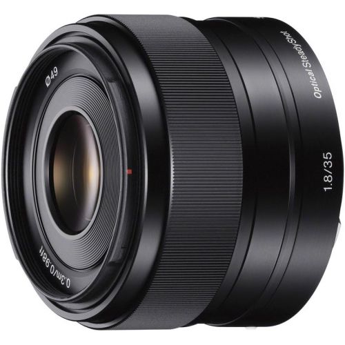 소니 Sony Single Focus Lens E 35mm F1.8 OSS SEL35F18 - International Version (No Warranty)