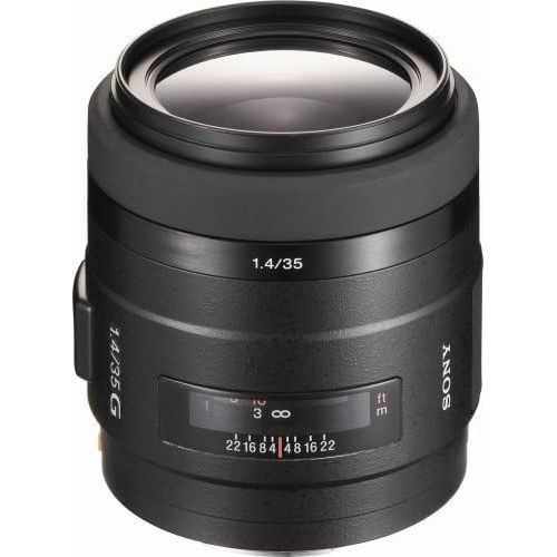 소니 Sony SAL-35F14G 35mm f/1.4 Aspherical G Series Standard Lens for Sony Alpha Digital SLR Camera