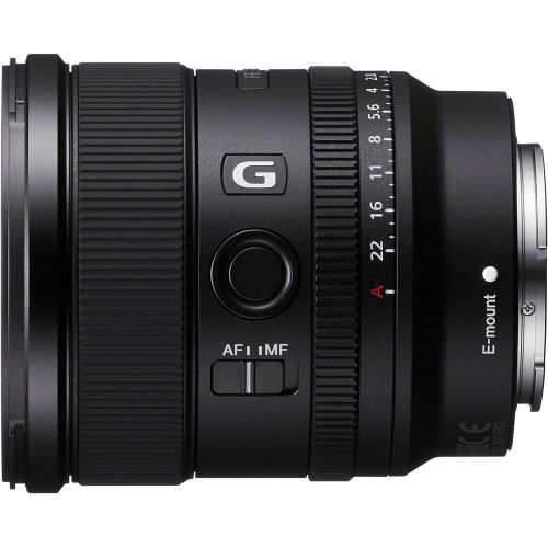 소니 Sony SEL20F18G - Full Frame Lens FE 20mm F1.8 G - A Large Aperture, Ultra-Wide Angle Prime Lens for Stills and Movies