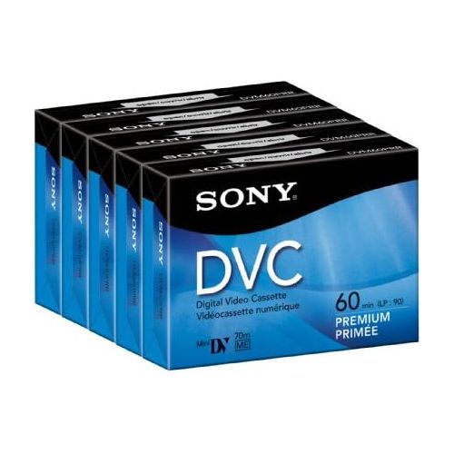 소니 Sony 60 Minute DVC Premium (5 Pack)