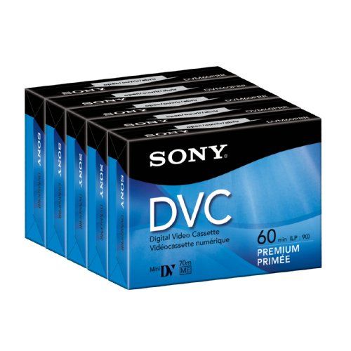 소니 Sony 60 Minute DVC Premium (5 Pack)