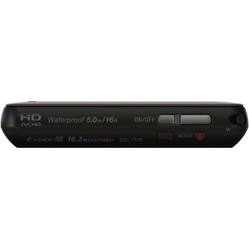 소니 Sony Cyber-shot DSC-TX20 16.2 MP Exmor R CMOS Digital Camera with 4x Optical Zoom and 3.0-inch LCD (Black) (2012 Model)