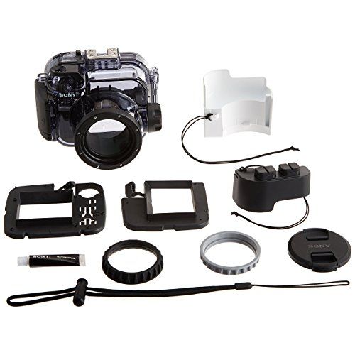 소니 Sony RX100 Underwater Housing for RX100-series Cameras Underwater Camera Housing, Clear (MPK-URX100A)