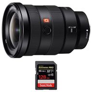 Sony (SEL1635GM FE 16-35mm F2.8 GM Wide-Angle Zoom Lens Full-Frame E-Mount Cameras w/Sandisk Extreme PRO SDXC 128GB UHS-1 Memory Card