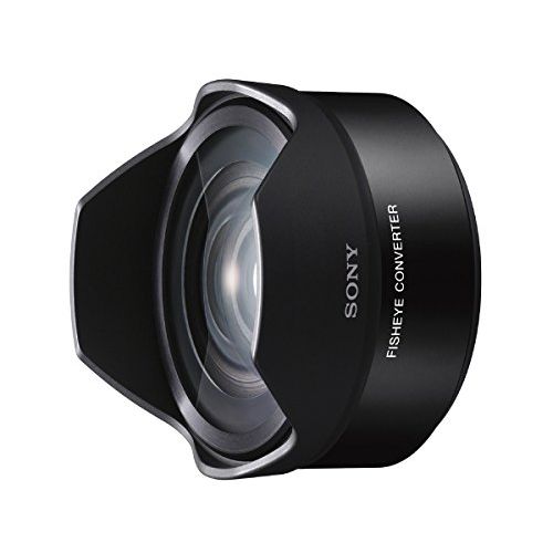 소니 Sony VCLECF2 10-13mm f/2.8-22 Fisheye Lens Fixed Prime Fisheye Converter for Sony Mirrorless Cameras , Black