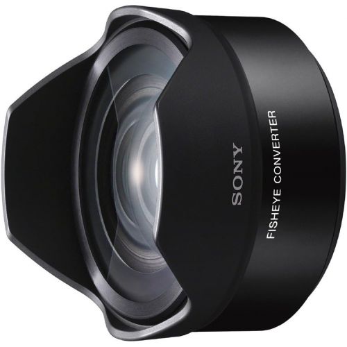 소니 Sony VCLECF2 10-13mm f/2.8-22 Fisheye Lens Fixed Prime Fisheye Converter for Sony Mirrorless Cameras , Black