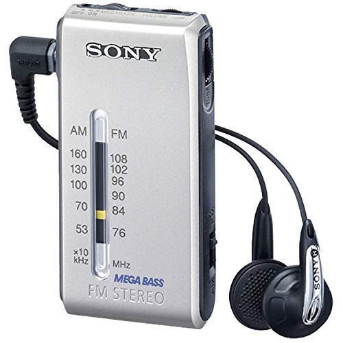 소니 Sony SRF-S84 FM/AM Super Compact Radio Walkman with Sony MDR Fontopia Ear-Bud (Silver)