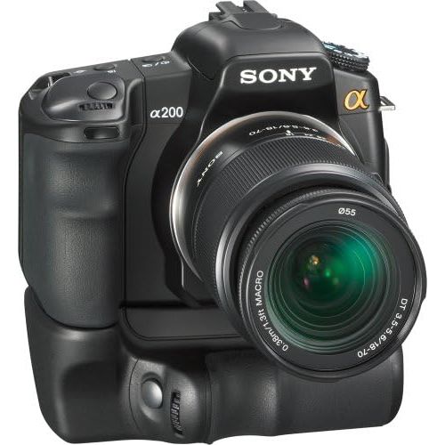 소니 Sony Alpha A200K 10.2MP Digital SLR Camera Kit with Super SteadyShot Image Stabilization with 18-70mm f/3.5-5.6 Lens