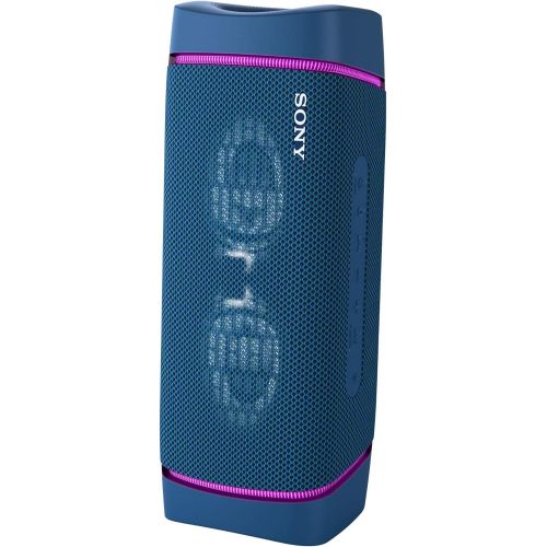 소니 Sony SRSXB33 Extra BASS Bluetooth Wireless Portable Speaker (Blue) with Knox Gear Multipurpose Outlet Wall Shelf Bundle (2 Items)