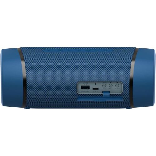 소니 Sony SRSXB33 Extra BASS Bluetooth Wireless Portable Speaker (Blue) with Knox Gear Multipurpose Outlet Wall Shelf Bundle (2 Items)