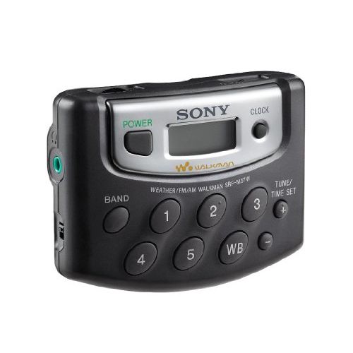 소니 Sony SRF-M37W Walkman Digital Tuning Weather/FM/AM Stereo Radio (Black)