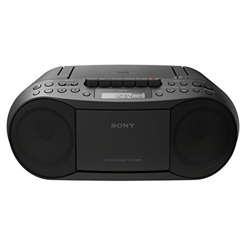 소니 Sony CFDS70B.CEK Classic CD and Tape Boombox with Radio - Black