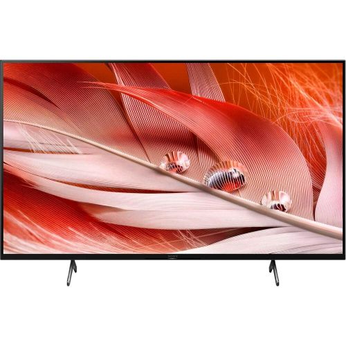 소니 Sony XR65X90J 65-inch X90J 4K Ultra HD Full Array LED Smart TV (2021 Model) Bundle with Deco Home 60W 2.0 Channel Soundbar, 37-100 TV Wall Mount Bracket Bundle and 6-Outlet Surge A