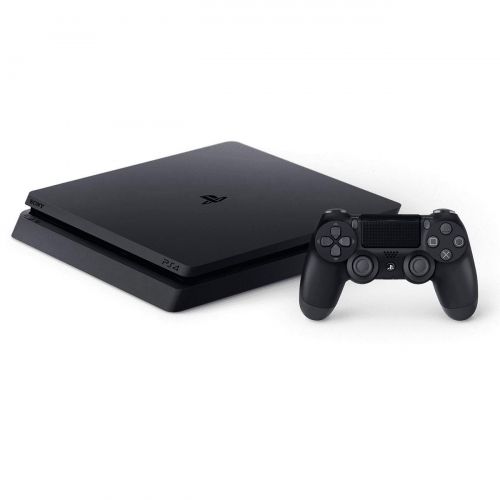 소니 Sony Playstation 4 Slim Upgraded 2TB SSHD Video Game Console with DualShock 4 Wireless Jet Black Controller for PS4