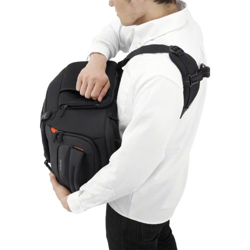 소니 Sony LCSBP3 DSLR System Backpack with Laptop Storage, (Black),Large