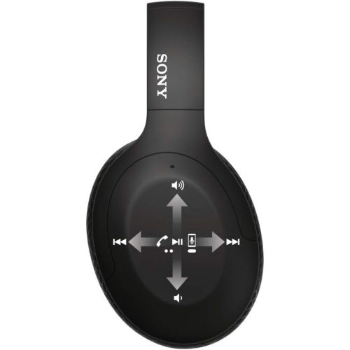 소니 Sony WH-H910N h.ear on 3 Wireless Noise-Canceling Headphones - Black