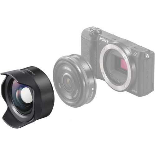 소니 Sony VCLECU2 12-16 MM,f/2.8 Petal Shaped Fixed Ultra Wide Converter for SEL16F28 and SEL20F28,Black