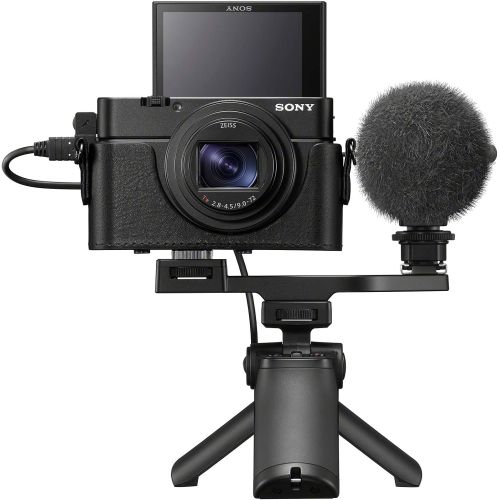 소니 Sony Premium Jacket Case (LCJRXK/B) for RX100 Series Digital Still Cameras, Black, Small