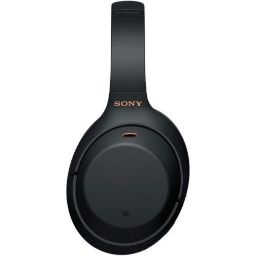 소니 Sony WH-1000XM4 Wireless Noise Canceling Over-Ear Headphones (Black) Knox Gear Headphone Hanger Mount Bundle (2 Items)