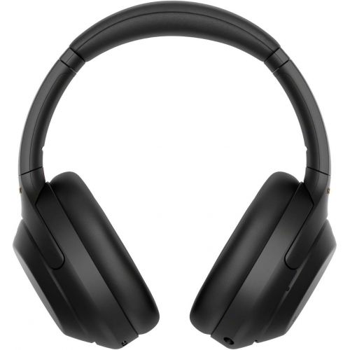소니 Sony WH-1000XM4 Wireless Noise Canceling Over-Ear Headphones (Black) Knox Gear Headphone Hanger Mount Bundle (2 Items)