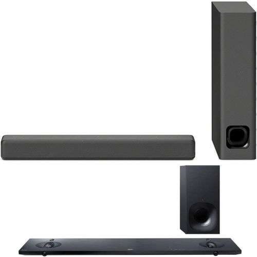 소니 Sony Mini Sound bar with Wireless Subwoofer Black (HTMT300/B) with Sound Bar with Hi-Res Audio and Wireless Streaming