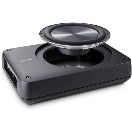 소니 Sony XS-AW8 8-Inch Powered Under Seat Sub woofer with Wired Remote Control (XSAW8)