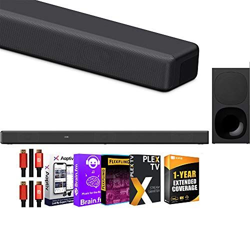 소니 Sony HT-G700 3.1ch Soundbar with Dolby Atmos/DTS:X Cinematic Surround Sound & Bluetooth Wireless Technology Home Theater Bundle w/ 1YR CPS Protection Pack + Deco Gear 2X HDMI Cable