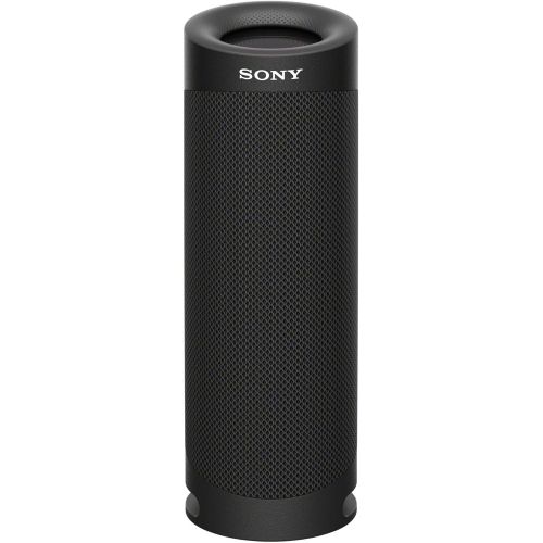 소니 Sony SRSXB23 Extra BASS Bluetooth Wireless Portable Waterproof Speaker (Black) w/Knox Gear Hardshell Travel & Protective Case Bundle (2 Items) - Compact, lightweight design, up to