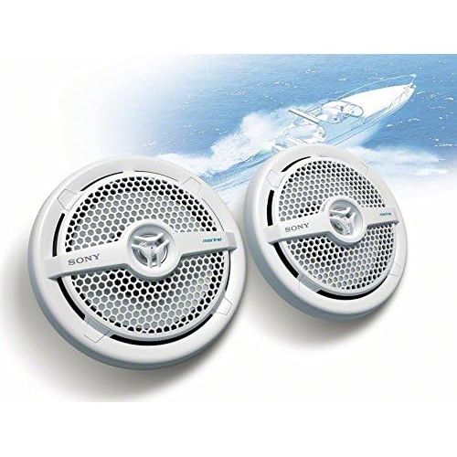 소니 Sony XSMP1621 6 1/2-Inch coaxial 2-way Marine Speaker,White