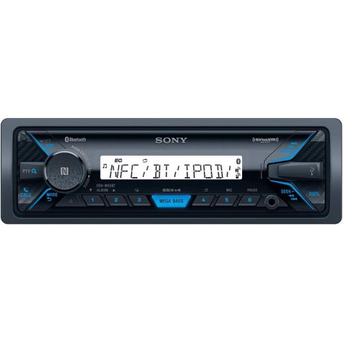 소니 Sony DSXM55BT Bluetooth Marine Digital Media Stereo Receiver SiriusXM Ready, Single DIN