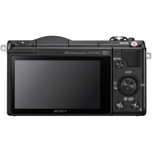 소니 Sony Alpha a5000 Mirrorless Digital Camera with 16-50mm OSS Lens (Black)