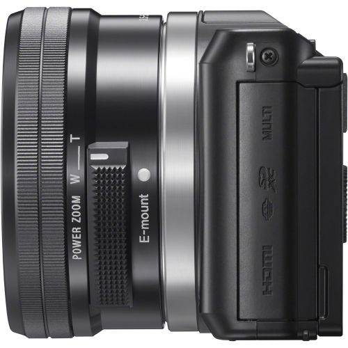 소니 Sony Alpha a5000 Mirrorless Digital Camera with 16-50mm OSS Lens (Black)