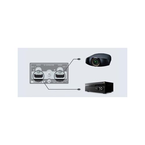 소니 Sony UBP-X800 Streaming 4K Ultra HD 3D Hi-Res Audio Wi-Fi and Bluetooth Built-in Blu-ray Player with A 4K HDMI Cable and Remote Control- Black