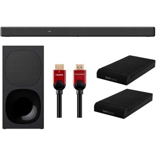 소니 Sony HT-G700 3.1-Channel Dolby Atmos and DTS:X Soundbar and Wireless Subwoofer Bundle with Additional HDMI Cable and Subwoofer Isolation Pads (3 Items)