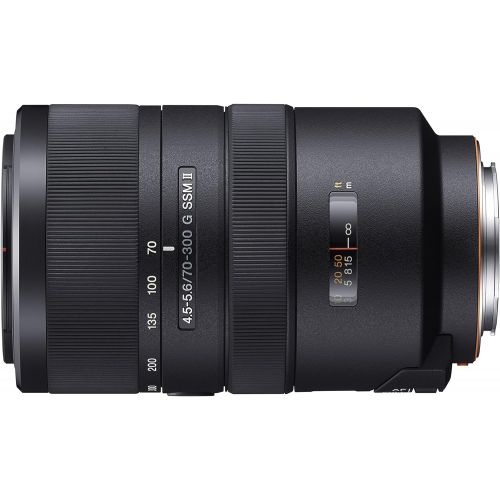 소니 Sony DSLR Lens 70-300mm F4.5-5.6 G SSM II Zoom Lens for Sony Alpha Cameras