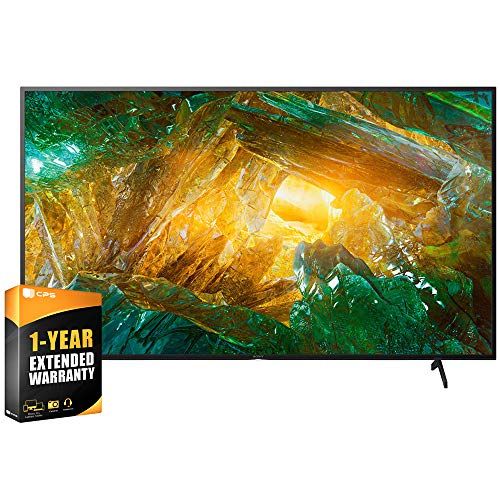 소니 Sony XBR49X800H 49 inch X800H 4K Ultra HD LED Smart TV 2020 Model Bundle with CPS Enhanced Protection Pack