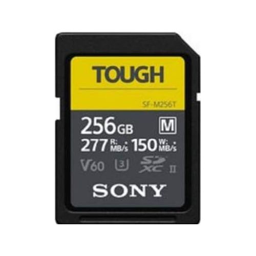 소니 Sony 256GB SF-M Series High Speed Tough SD Card (2 Pack) with Dual Slot Card Reader and Weatherproof Storage Case Bundle (4 Items)