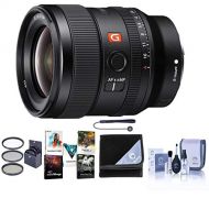 Sony FE 24mm F/1.4 GM (G Master) E Mount Lens - Bundle with 67mm Filter Kit, Lens Wrap, Capleash II, Cleaning Kit, PC Software Package