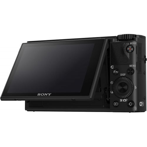 소니 Sony RX100 IV 20.1 MP Premium Compact Digital Camera w/ 1-inch Sensor, 4K Movies and 40x Super Slow Motion HD DSCRX100M4/B