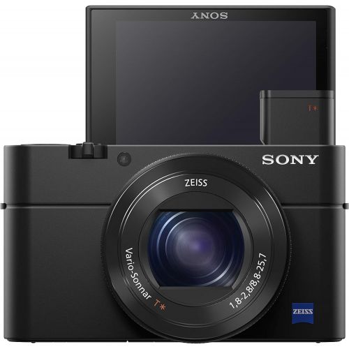 소니 Sony RX100 IV 20.1 MP Premium Compact Digital Camera w/ 1-inch Sensor, 4K Movies and 40x Super Slow Motion HD DSCRX100M4/B