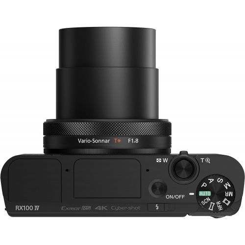 소니 Sony RX100 IV 20.1 MP Premium Compact Digital Camera w/ 1-inch Sensor, 4K Movies and 40x Super Slow Motion HD DSCRX100M4/B