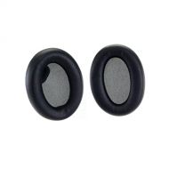 Sony OEM Earpad Set for WH1000XM4 Headphones (Black) Bundle (2 Items)