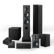 Sony CS-Series speakers bundle: SSCS3 Floor-Standing Speaker (2), SSCSE Dolby Atmos Enabled Speakers, SACS9 Subwoofer, SSCS8 Center Channel Speaker, and SSCS5 Bookshelf Speaker Sys