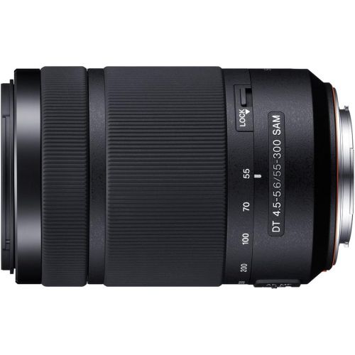 소니 Sony 55-300mm DT f/4.5-5.6 SAM Telephoto Zoom A-Mount Lens