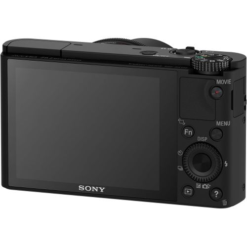 소니 Sony RX100 20.2 MP Premium Compact Digital Camera w/ 1-inch sensor, 28-100mm ZEISS zoom lens, 3” LCD