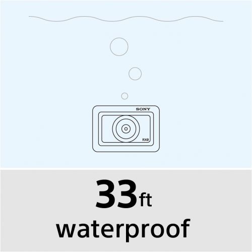 소니 Sony 1.0-type Sensor Ultra-Compact Camera with Waterproof and Shockproof Design (DSCRX0)