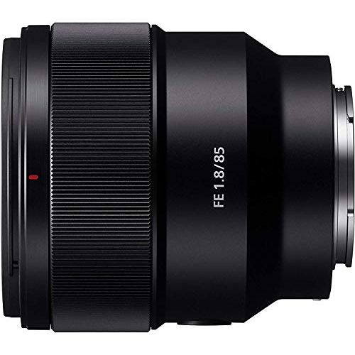 소니 Sony SEL85F18 E Mount Full Frame 85 mm F1.8 Prime Lens - Black