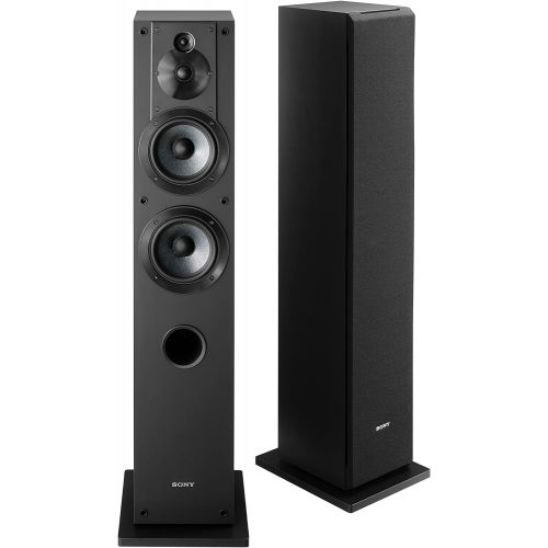 소니 Sony SSCS3 3-Way Floor-Standing Speaker (Single) - Black