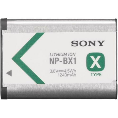 소니 Sony NP-BX1/M8 Lithium-Ion X Type Battery (Silver)